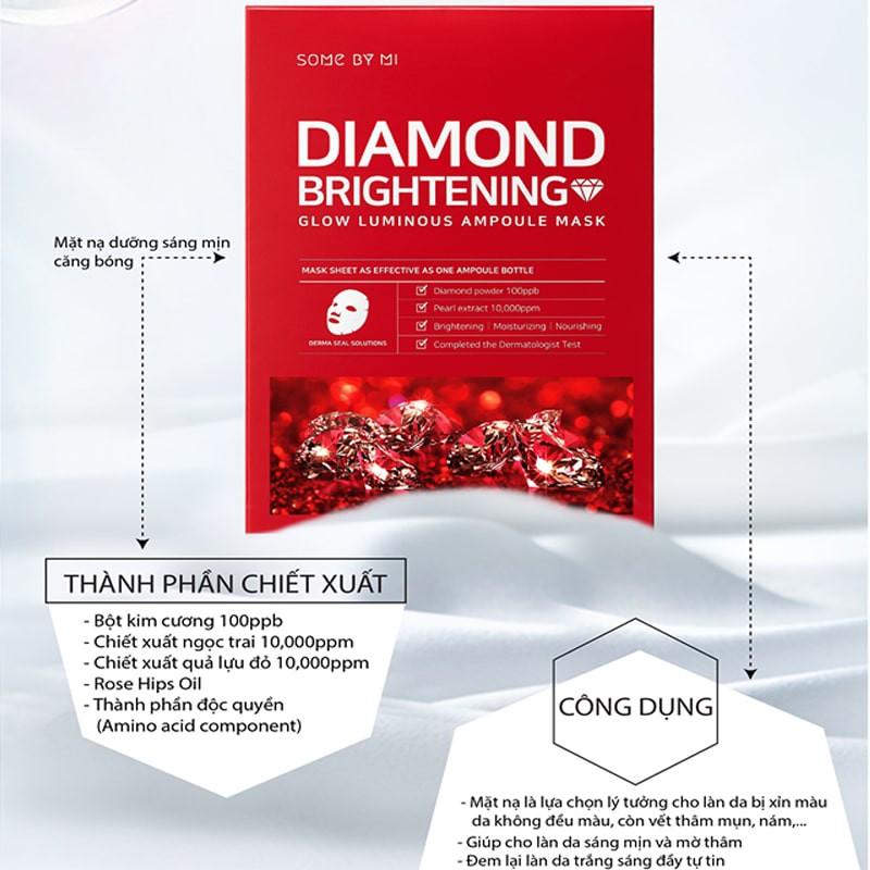 Mặt Nạ Dưỡng Trắng Da Some By Mi Diamond Brightening Mask Sheet 25g