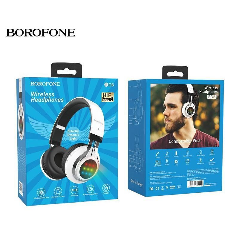 Tai nghe bluetooth chụp tai cao cấp Borofone B08 -Hàng chính hãng