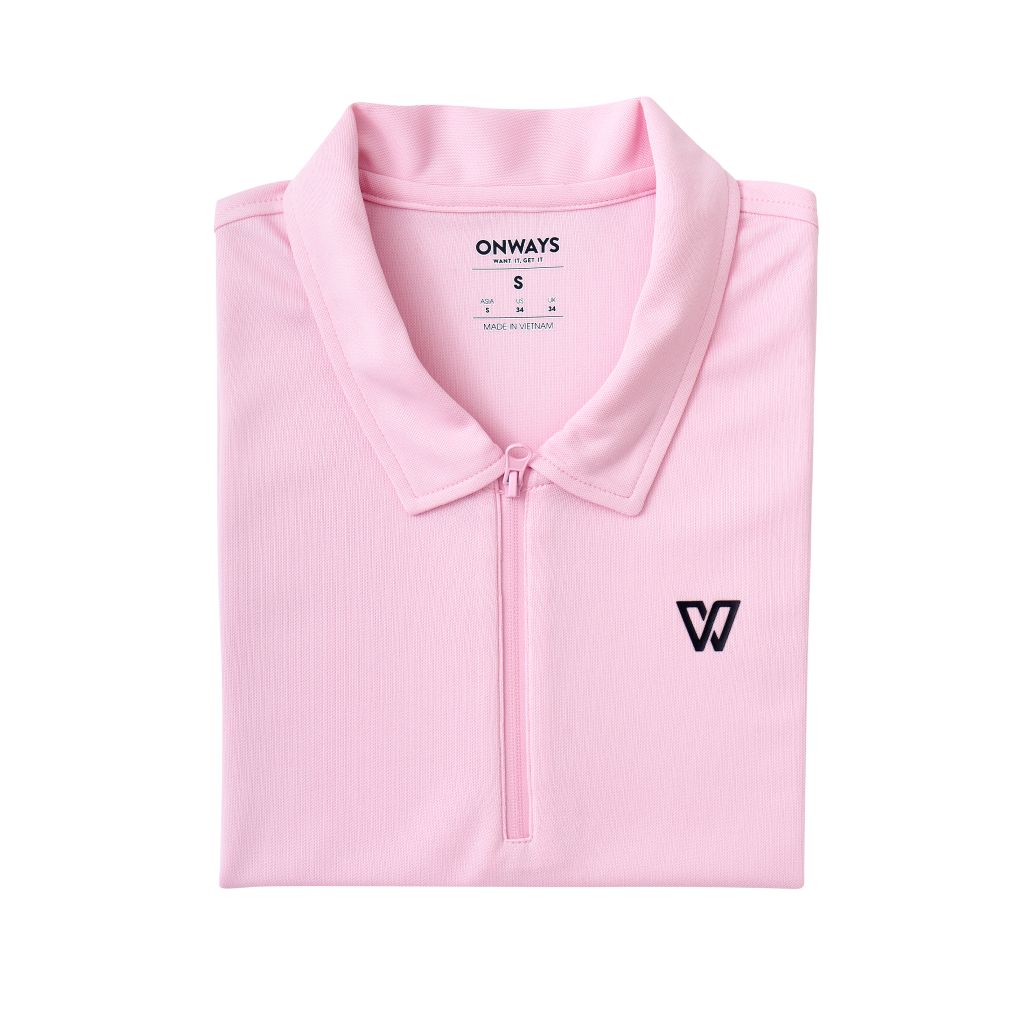 ÁO THỂ THAO THỜI TRANG ONWAYS KHÁNG KHUẨN NAM COFFEE ZIP POLO MEN
