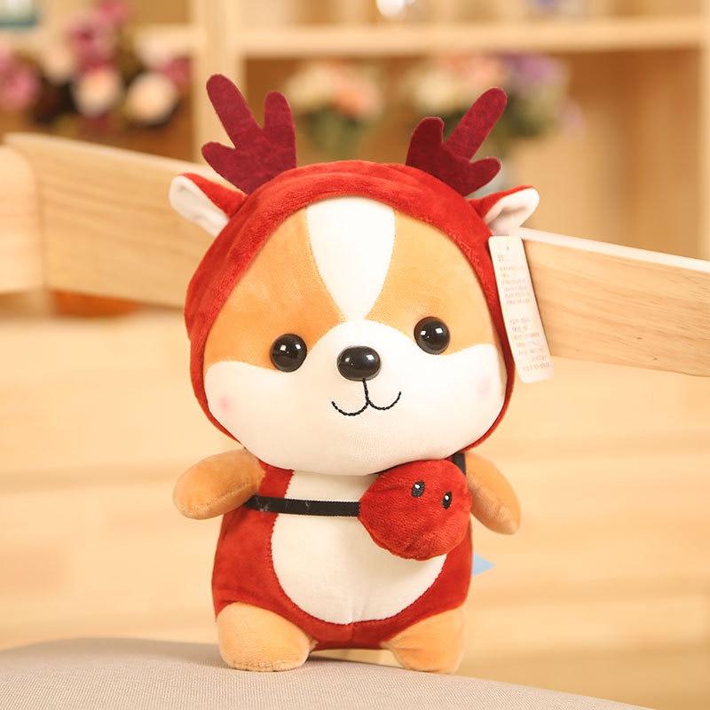 Đồ chơi cho bé chó bông shiba cosplay cute