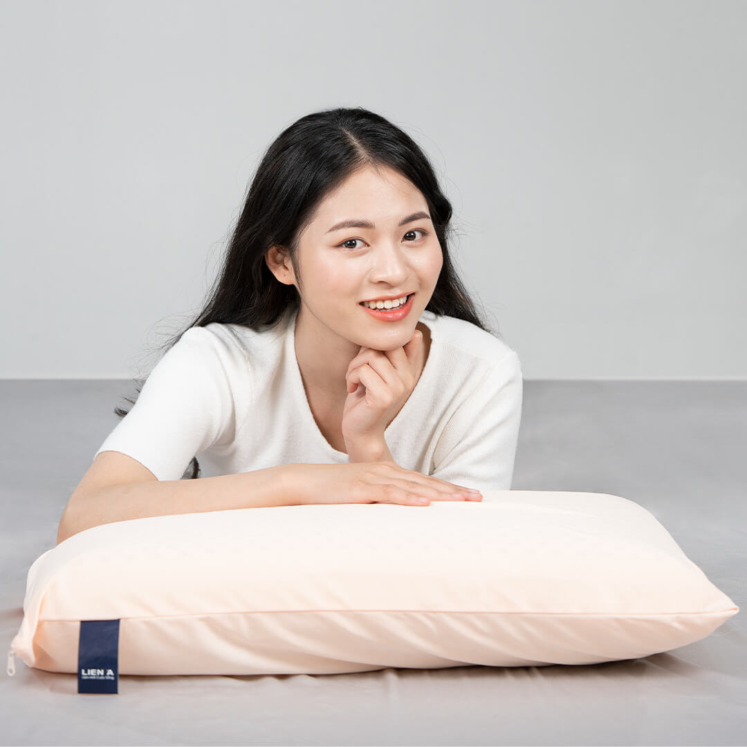 Gối Cao Su Thiên Nhiên 100% Oval Liên Á