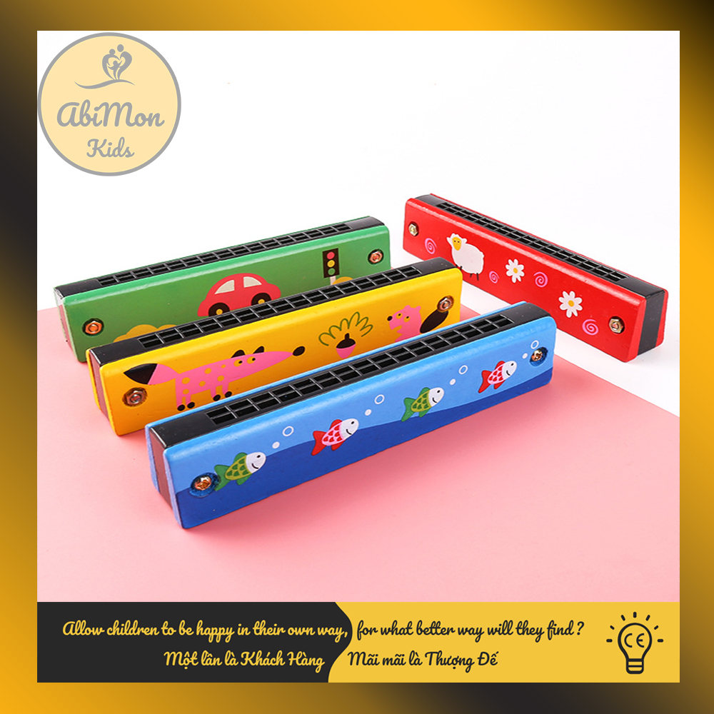 Kèn Harmonica Bằng Gỗ Cho Bé || Montessori cao cấp || Đồ chơi Gỗ - Giáo dục - An toàn - Thông minh