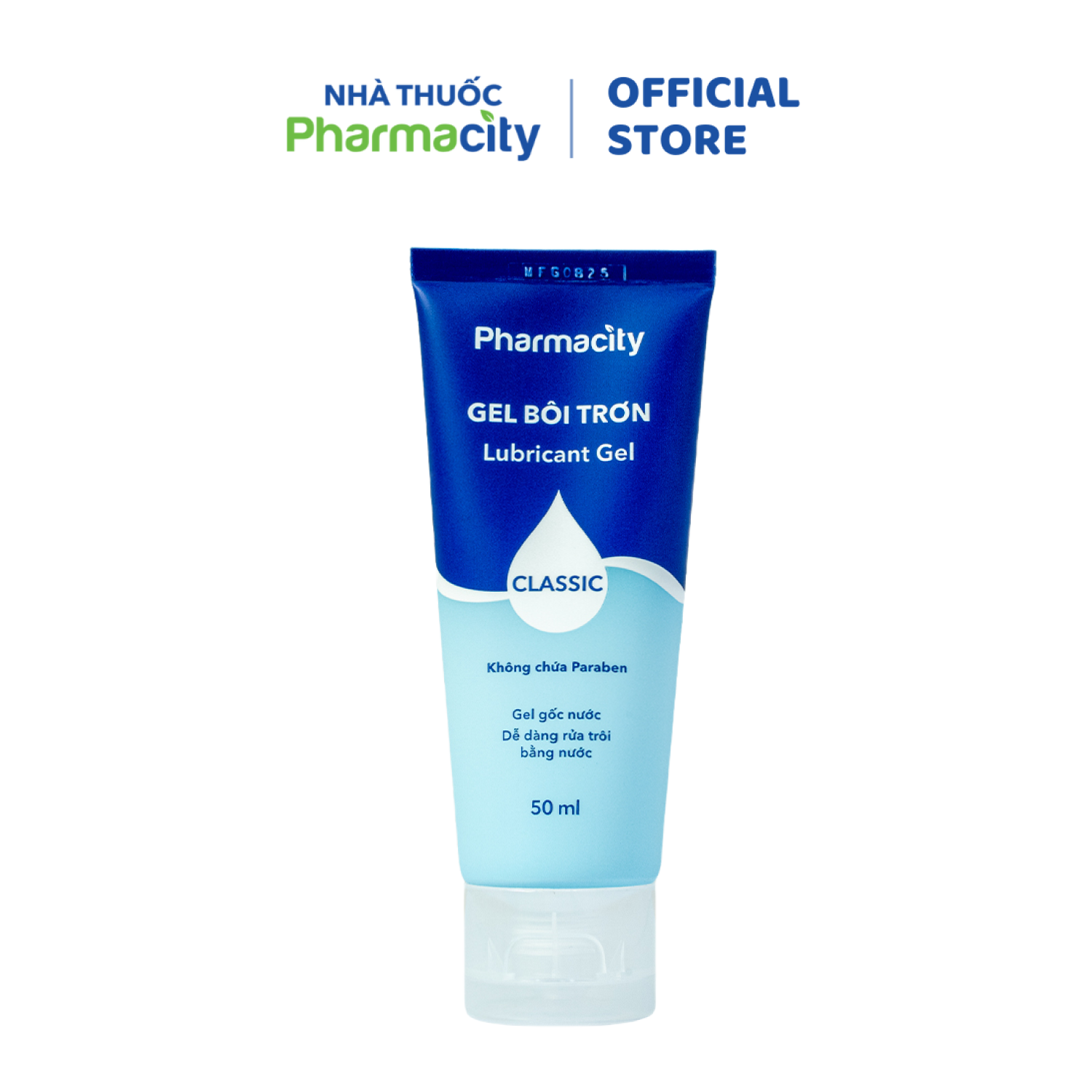 Pharmacity Gel Bôi Trơn Lubricant Gel Classic (Chai 50ml) - New