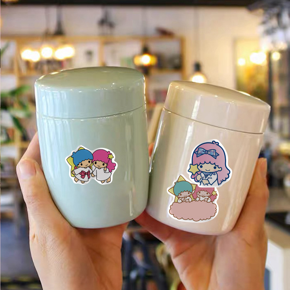 Bộ 20 sticker chống thấm nước trang trí mũ bảo hiểm, đàn, guitar, ukulele, điện thoại laptop, dán sticker macbook sticker chủ đề nước uống