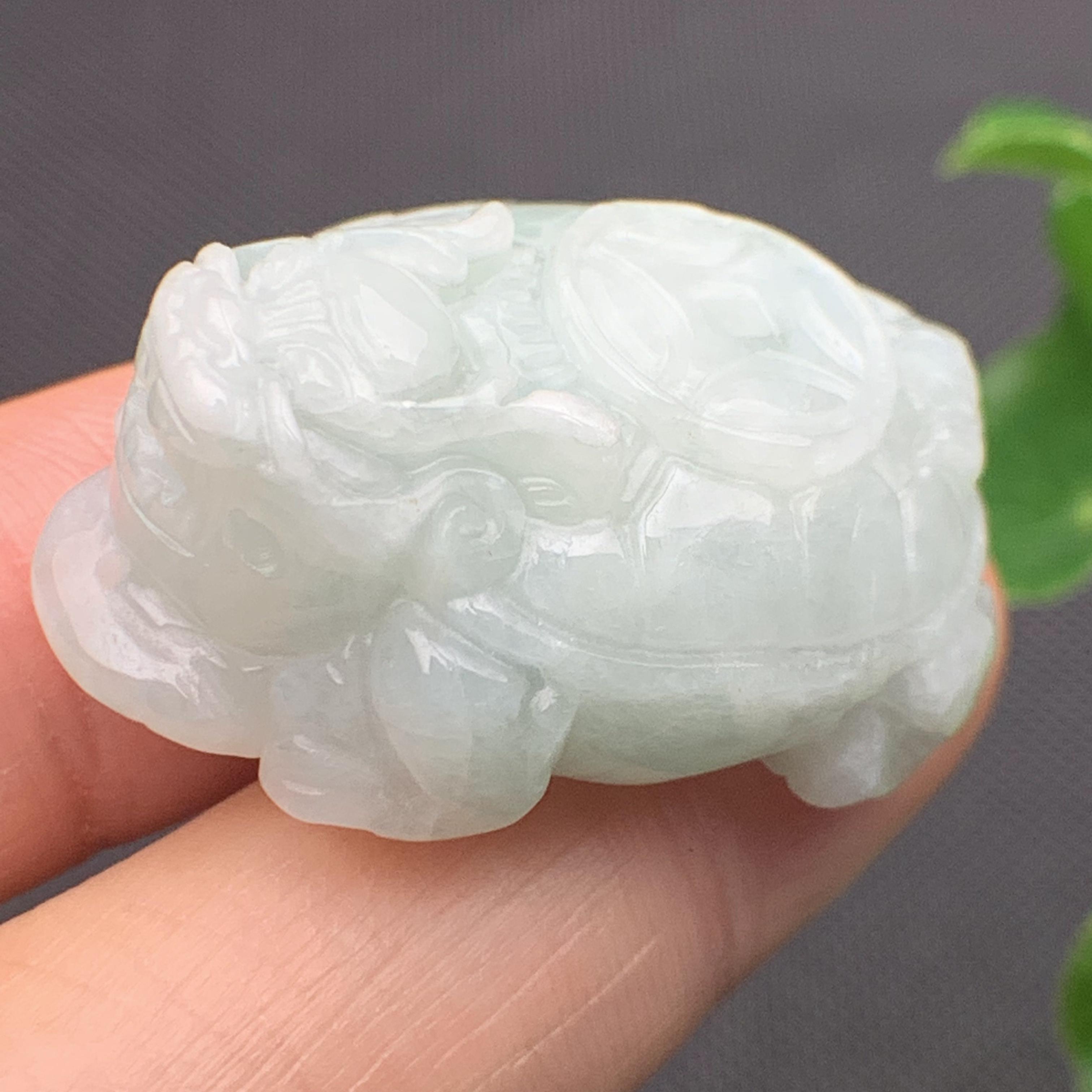 Bách thọ quy long ngọc phỉ thúy tự nhiên Jadeite A