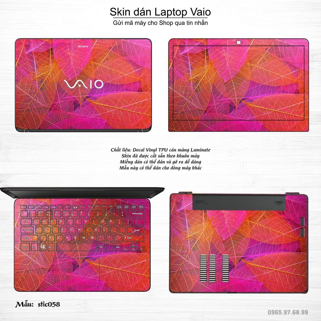 Skin dán Laptop Sony Vaio in hình Hoa văn sticker _nhiều mẫu 10 (inbox mã máy cho Shop)