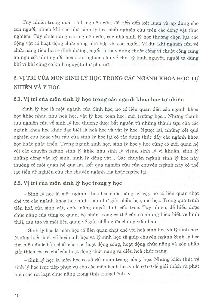 Sinh Lý Học (Dùng Cho Đào Tạo Cử Nhân Điều Dưỡng)