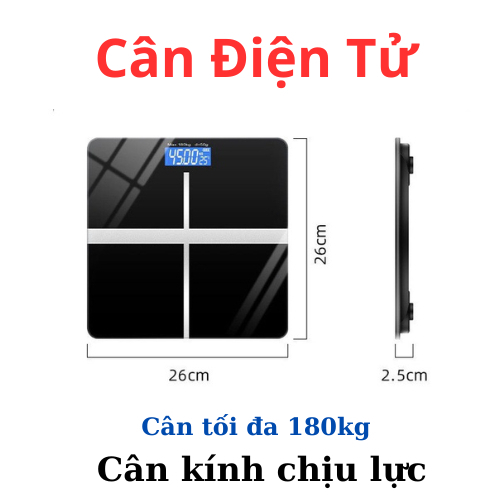 Cân sức khỏe điện tử chữ thập 180kg độ chính xác cao - Cân Sức Khoẻ Màn Hình Hiển Thị LCD - Hàng chính hãng
