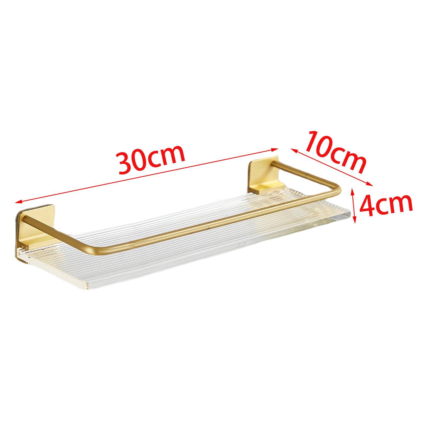 Bathroom Floating Shelf Wall Mounted Wall Mounted Storage Shelf for Bathroom