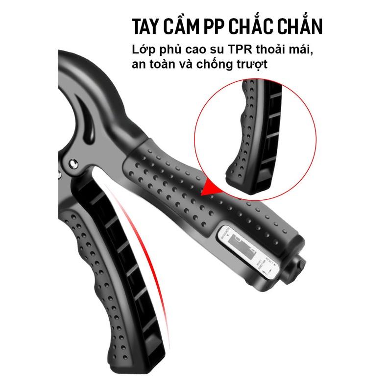 Hình ảnh Kìm Bóp Tay, Kìm Tập Cơ Tay, Dụng Cụ Tập Cơ Tay Tập Gym Điều Chỉnh Lực 10-60kg Có Đếm