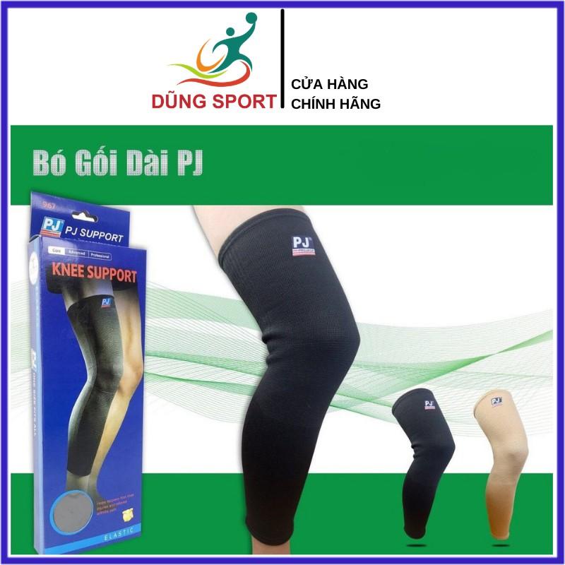 Băng Dài Bảo Vệ Đầu Gối Khi Chơi Thể Thao Chất Liệu Vải Màu Đen Cao Cấp 967