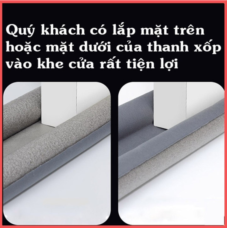 6 Mét Chặn Cửa, Ron Dán Khung Cửa, Lấp Kín Khe Hở, Chặn Nước, Cách Âm, Chống Thoát Nhiệt, Va Đập - Dán Được Mọi Loại Cửa