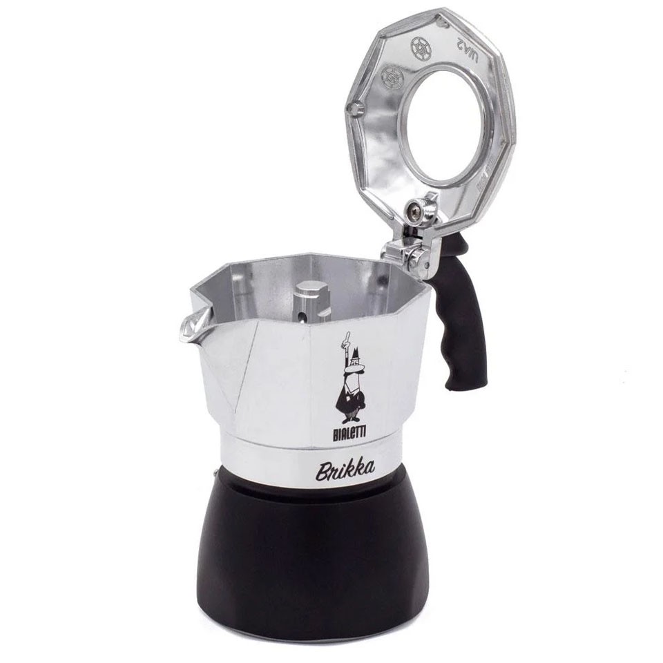 Ấm pha cà phê Bialetti Brikka 4 cup - Hàng chính hãng