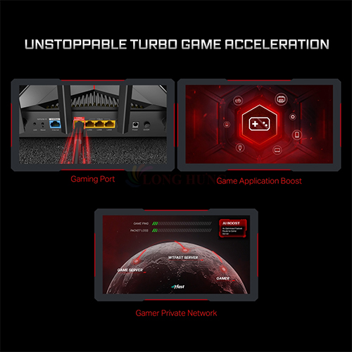 Thiết bị định tuyến mạng không dây TP-Link Router Wifi 7 Gaming Dual-Band BE3600 Archer GE230 - Hàng chính hãng