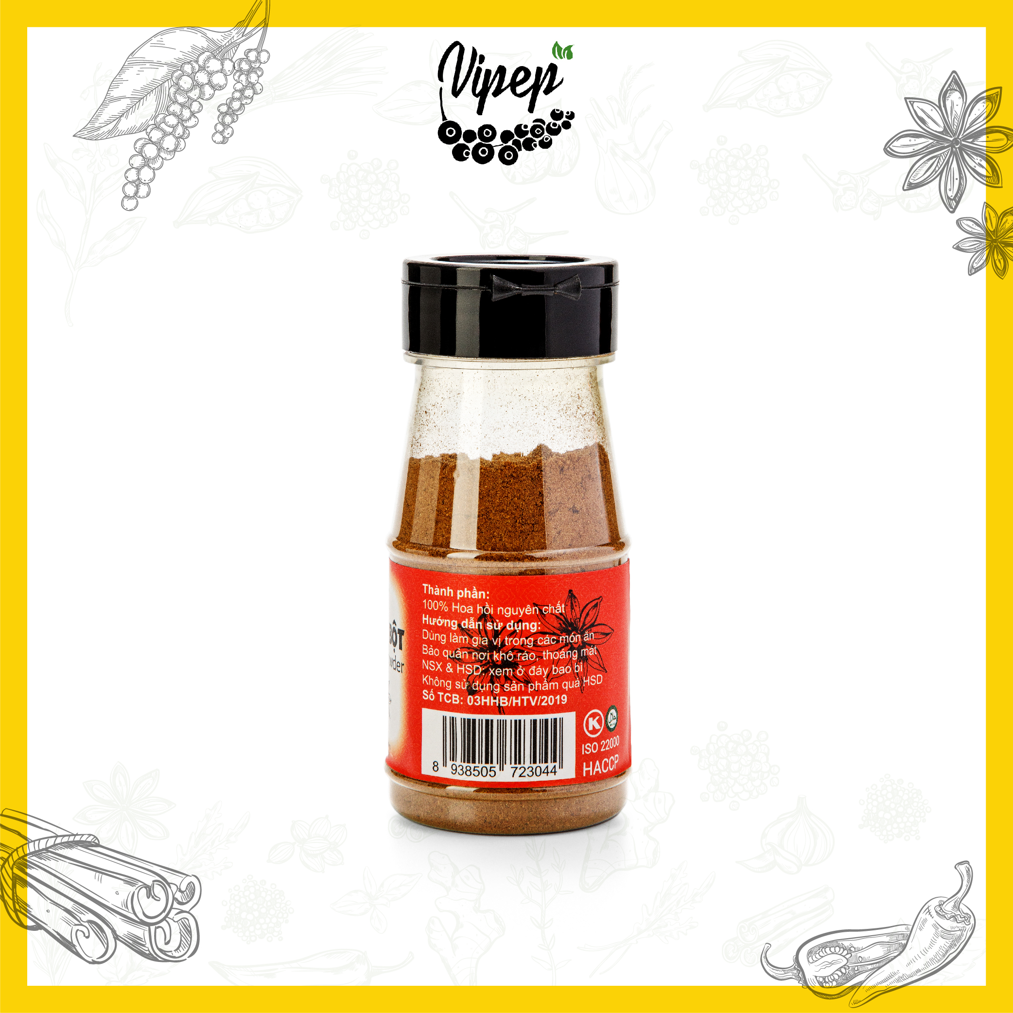 Hoa hồi bột Vipep 50g