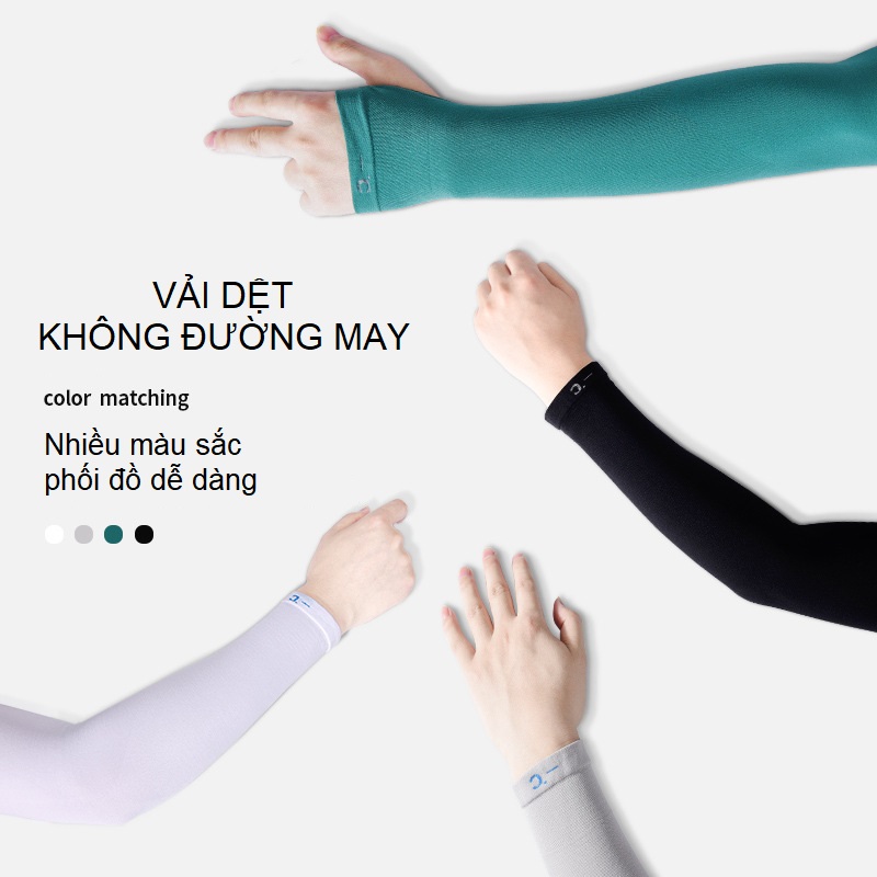 Găng tay chống nắng loại DÀY | Không xỏ ngón Anasi AM72 - Chống tia cực tím UPF50+