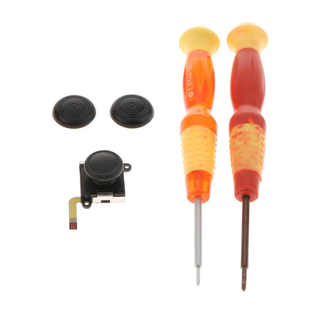 For Nintendo Switch Controller 3D Analog Stick Joystick Sensor Button + Caps