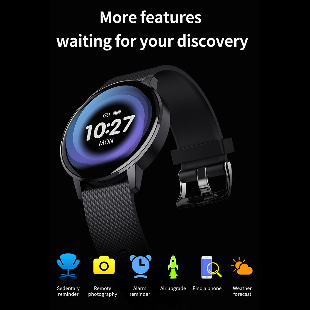 IP68 Waterproof Bluetooth 4.0 Color Circular Screen Smart Bracelet