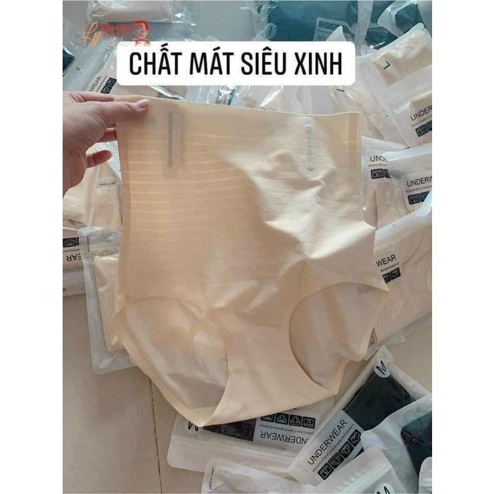 Quần Gen Bụng Định Hình Chất Su Lạnh 3D Chống Cuộn - Quần gen su đúc kháng khuẩn không lộ viền