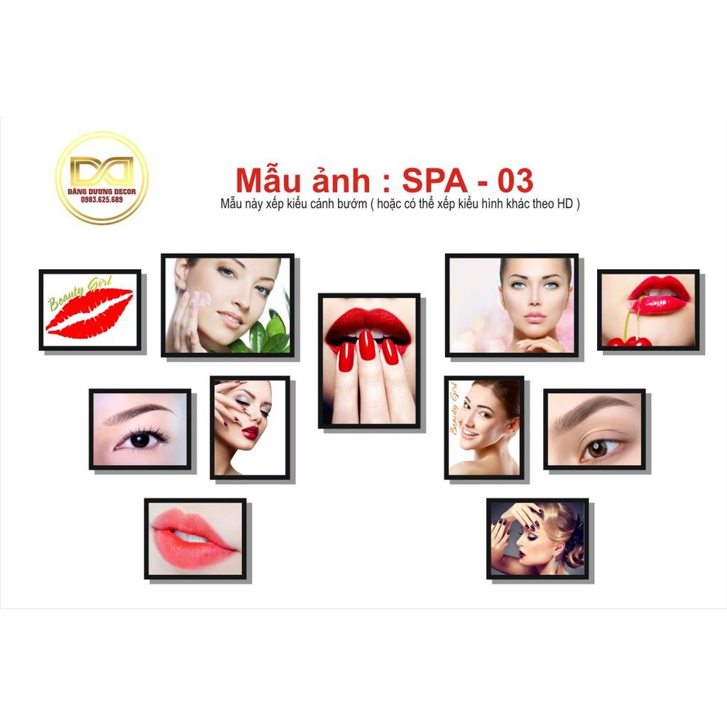 Bộ tranh trang trí Nail - Spa - Thẩm mỹ - Mẫu đa dạng - Dễ lắp đặt - Sang chảnh.