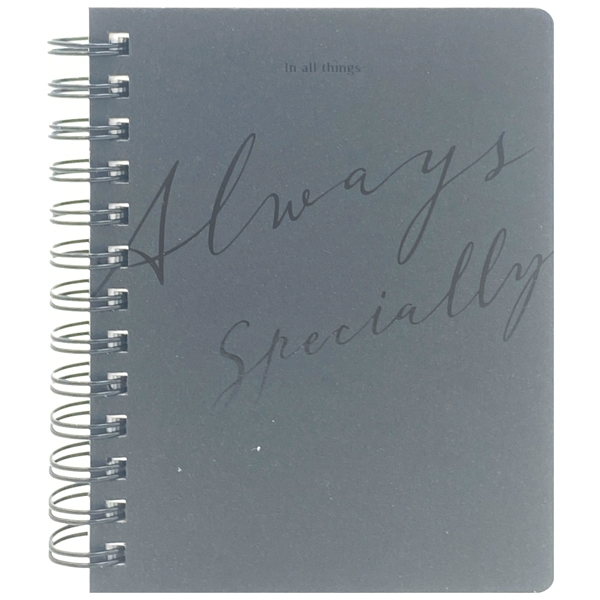 Sổ Ghi Chú Bìa Cứng Lettering Morning Glory 84425 - Màu Đen