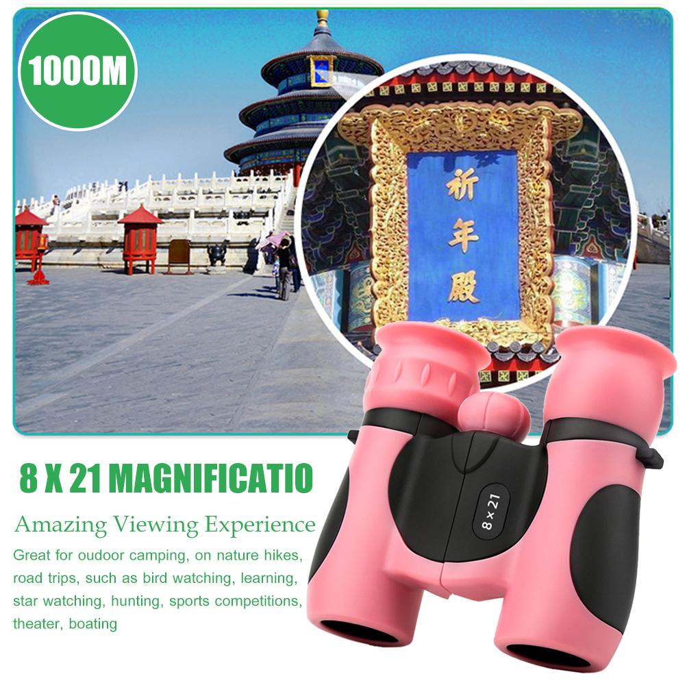 Binoculars for Kids 8x21 High-Resolution Kids Binoculars Gift Set for Boys Girls Portable Kids Binoculars for Bird