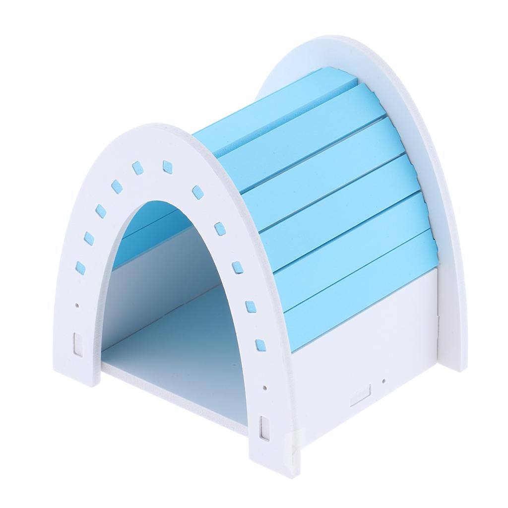 Hamster House Hideout Hideaway Exercise Toys for Rat Small Animal Blue