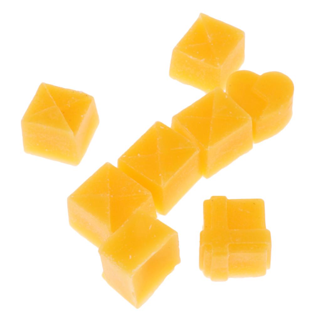 Pack of 10 Natural Beeswax for Crafts