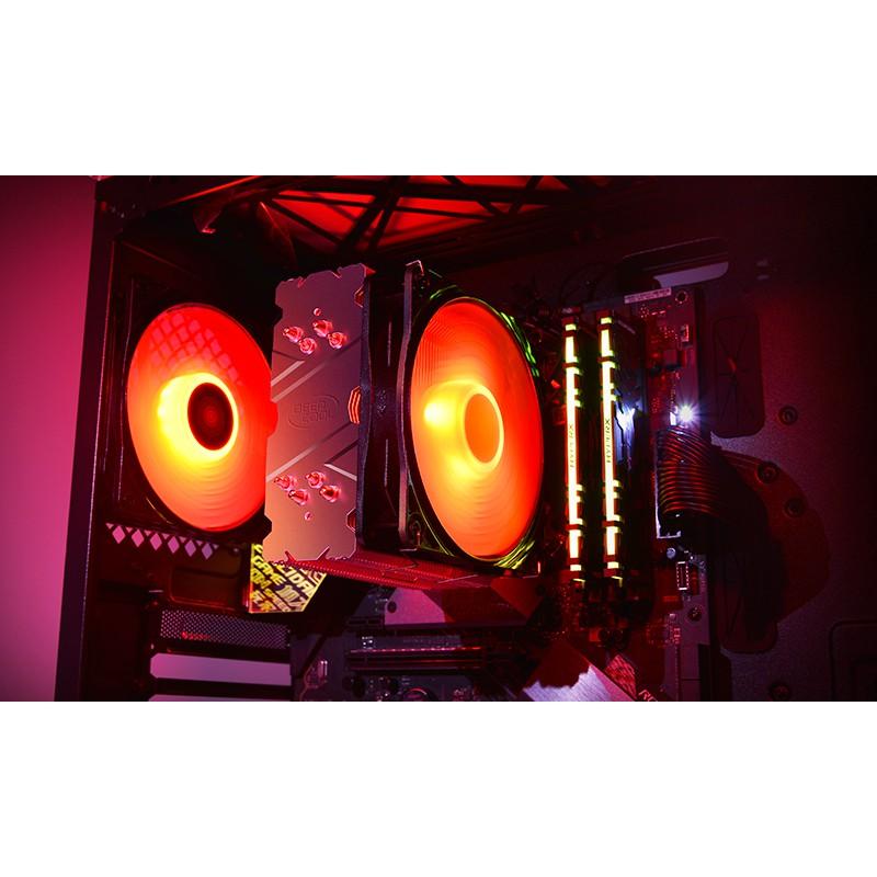 Quạt tản nhiệt cpu DeepCool GAMMAXX 400 V2 - Led đỏ, hiệu năng giảm nhiệt cực tốt