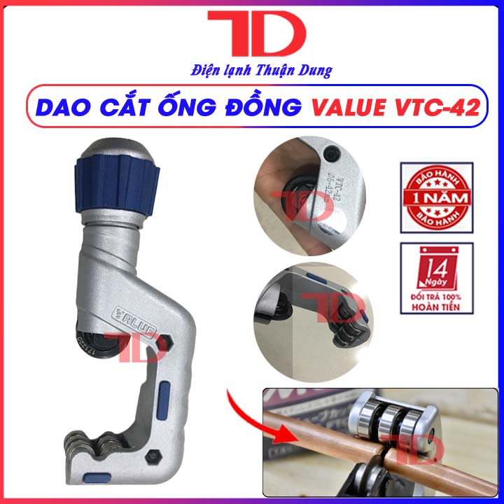 Dao cắt ống đồng VALUE VTC42 hàng chính hãng