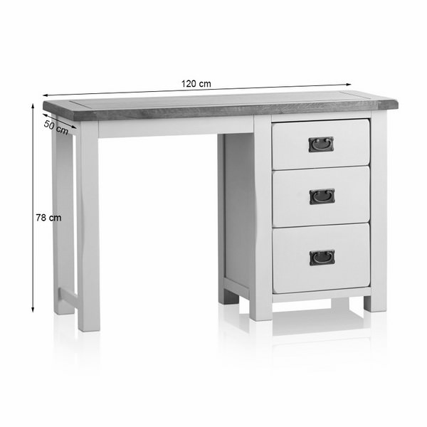Bàn 3 ngăn kéo Kemble gỗ sồi