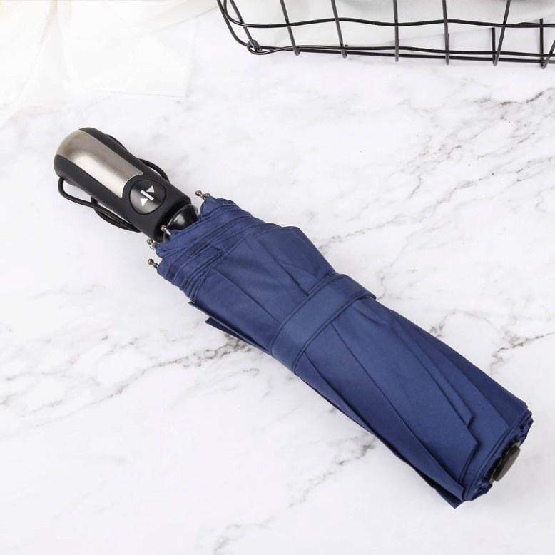 Ô dù che nắng đi mưa 10 nan mở tự động gấp nhỏ gọn cầm tay cỡ lớn cho xe hơi ô tô chống thấm