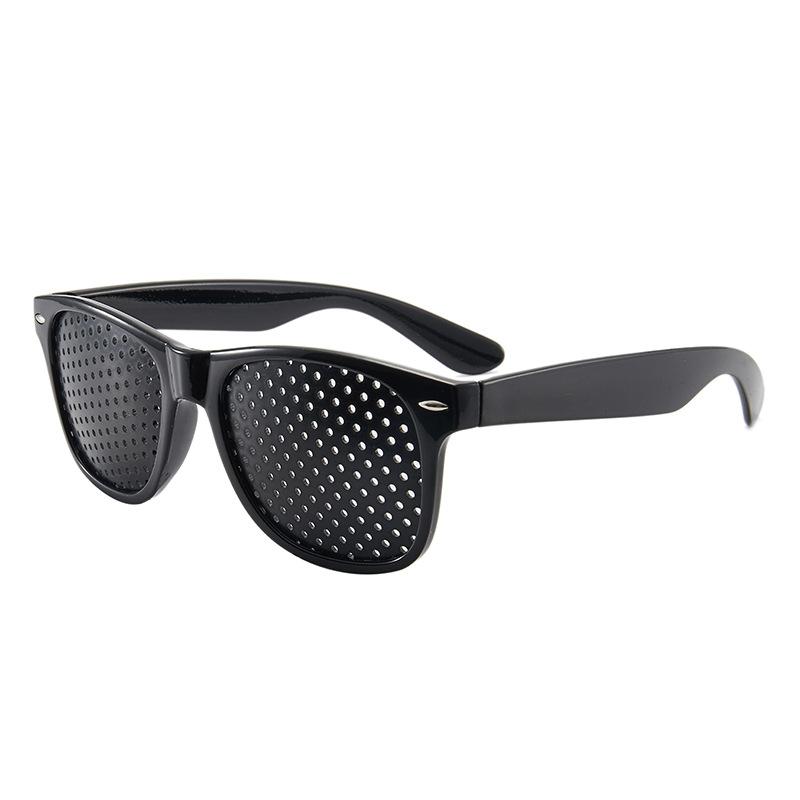 Kính chống loạn thị Anti-Myopia với các lỗ hổng điều chỉnh tầm nhìn Mệt mỏi Kính lỗ cho nam giới cải thiện thị lực tự nhiên Color: Style E