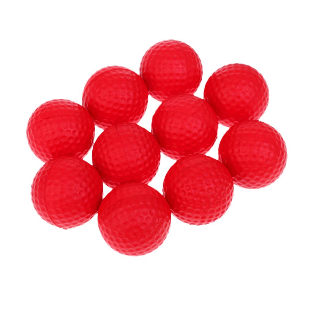 20pcs PU Foam Sponge Golf Training Balls Golf Practice Soft Balls Red/Pink