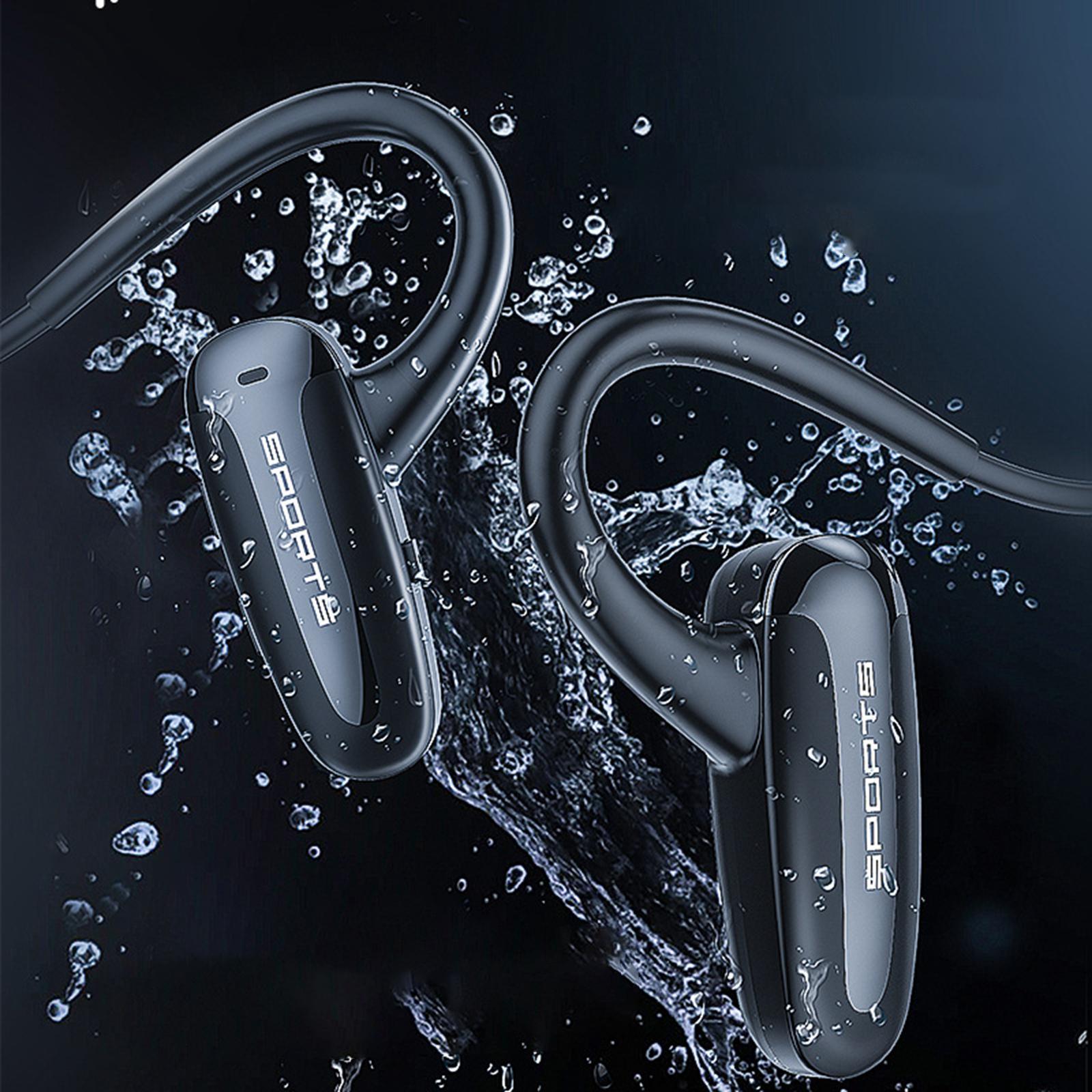 Air Bone Conduction Headphones Titanium Bluetooth 5.1 Open Ear Headset for Running Workout