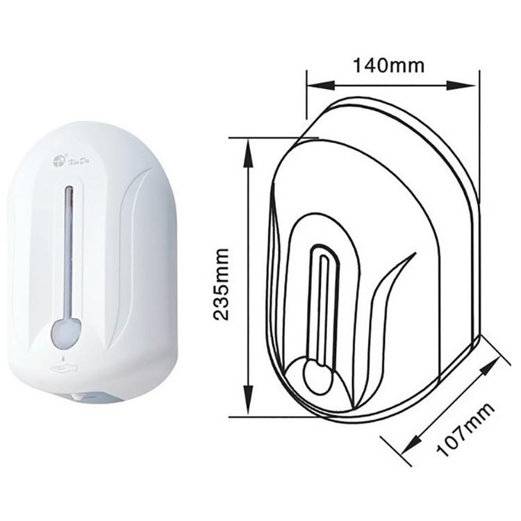 Bình đựng xà phòng cảm ứng treo tường Xinda cao cấp ZYQ-110