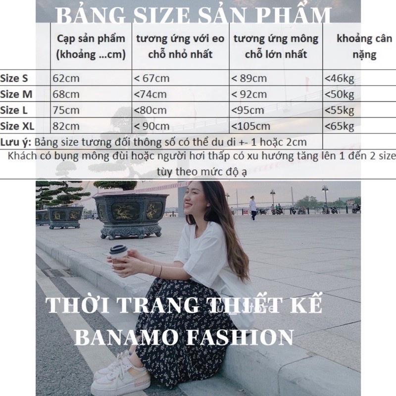 Quần short nữ cạp cao 3 khuy túi vuông chất vải vitex ko bai xù thời trang nữ BANAMO 6311