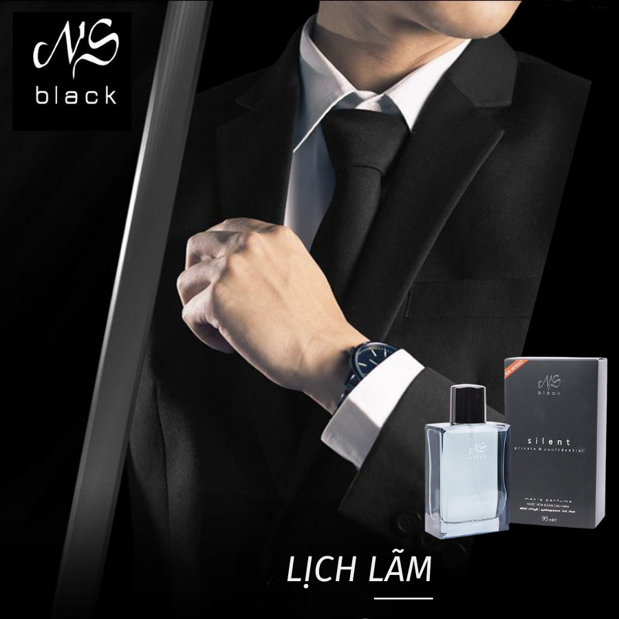 Nước hoa nam NS Black Silent (Private And Confidential) 95ml