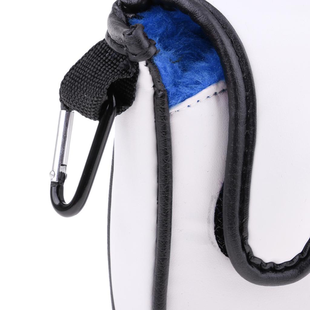 2Pcs Golf Mallet Putter Cover Headcover Club Protector 5.1x 4.5inch