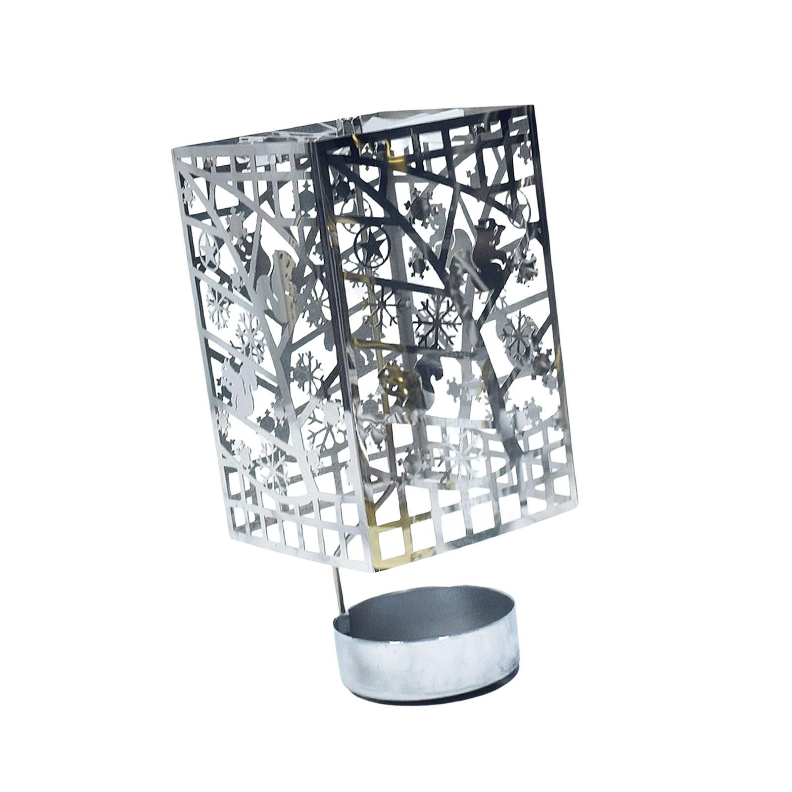 Rotating Candle Holder Candlestick Tea Light Holder for Table Centerpiece