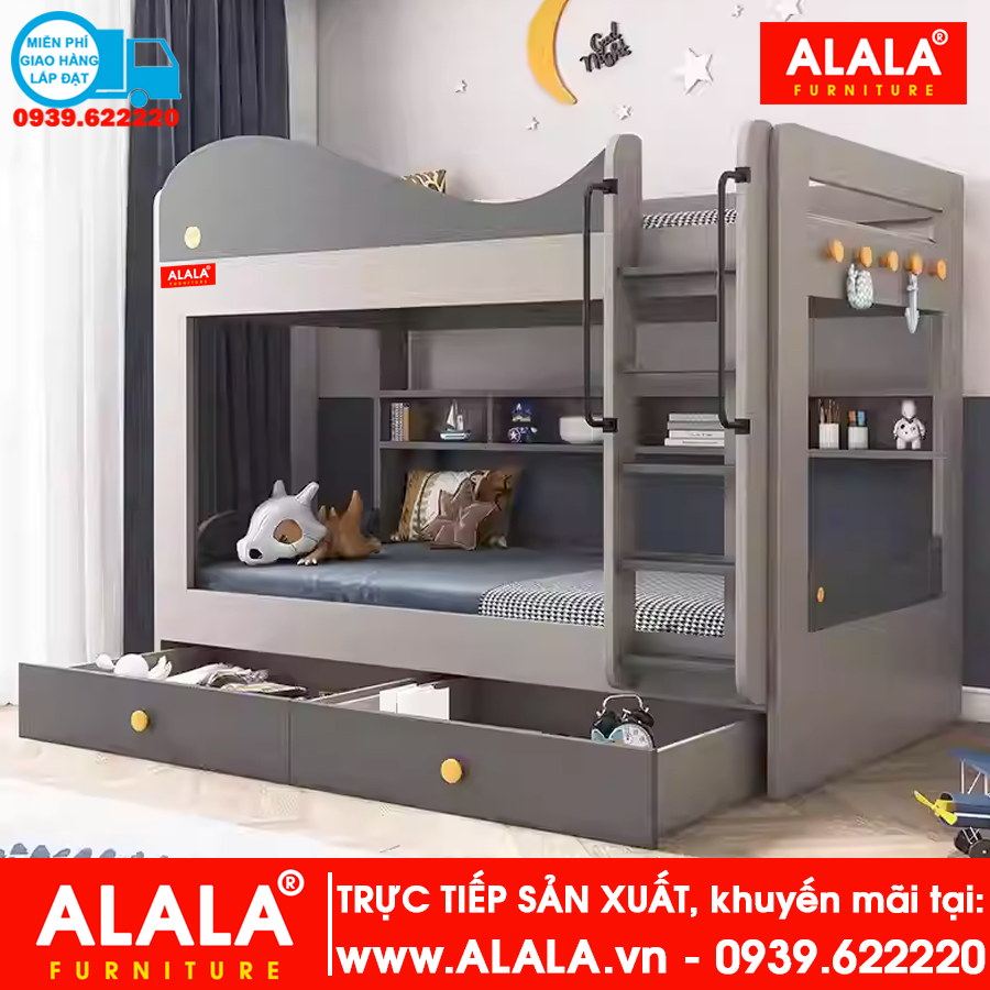 Giường tầng cho Bé ALALA110 cao cấp - www.ALALA.vn - Za.lo: 0939.622220