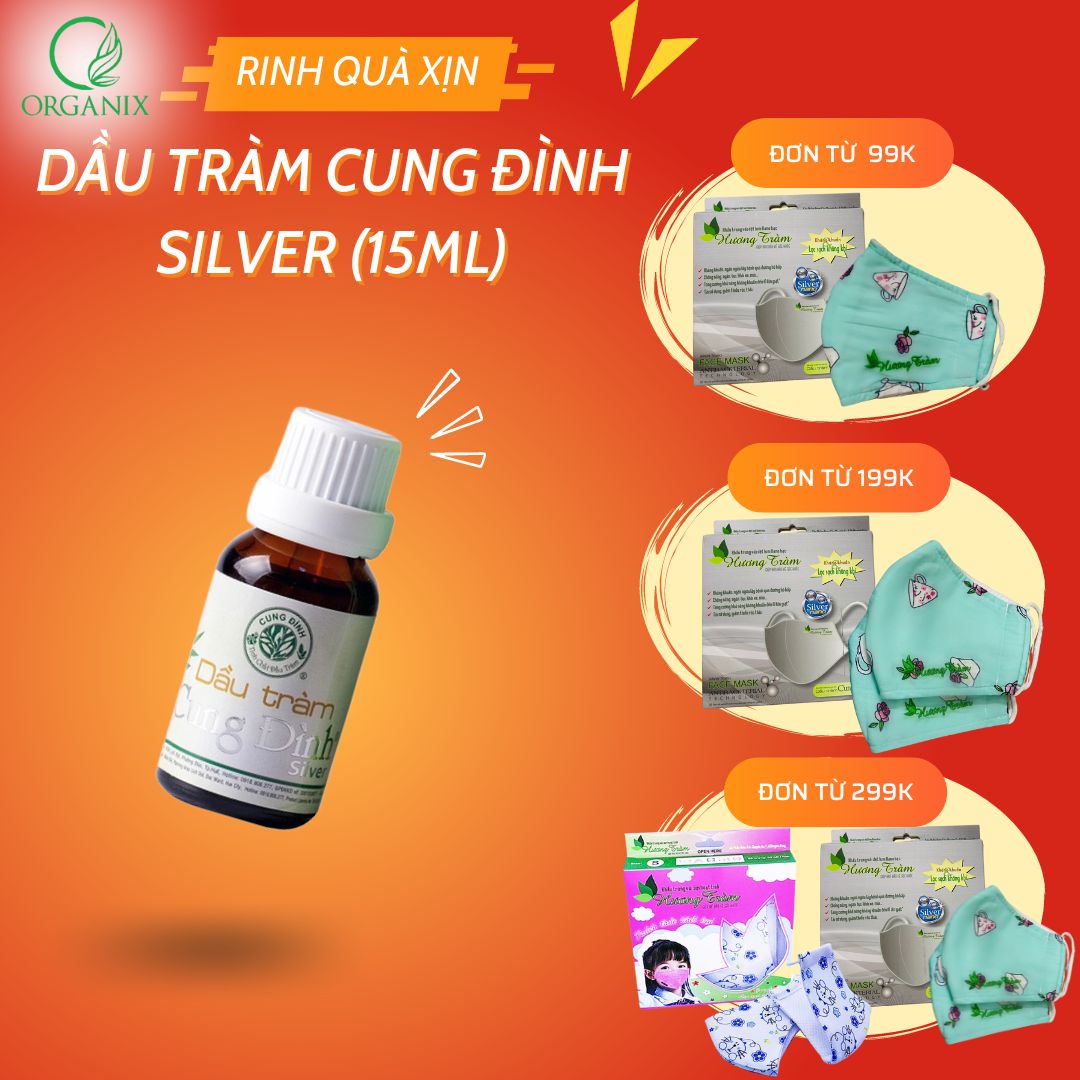 DẦU TRÀM CUNG ĐÌNH - SILVER (15ML)