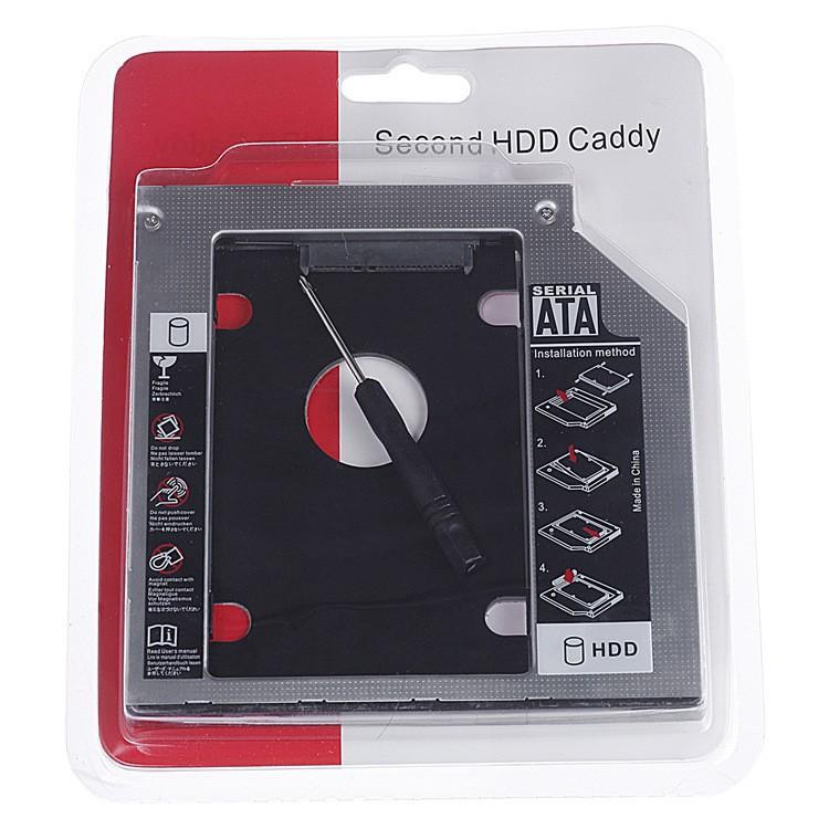 Caddy Bay HDD SSD 2.5'' Sata lắp ổ cứng 2 cho Laptop