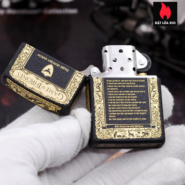 Bật Lửa Zippo 236 Khắc Trò Chơi Game Of Thrones 5 Mặt – Zippo 236.Game