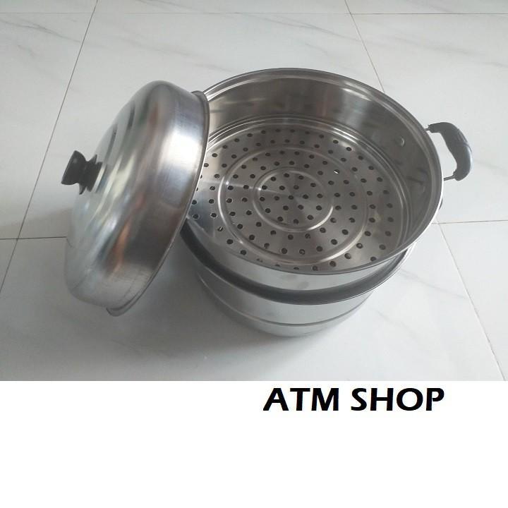 Bộ Nồi Hấp 3 Tầng Inox 28Cm - Vận Chuyển Miễn Phí Toàn Quốc