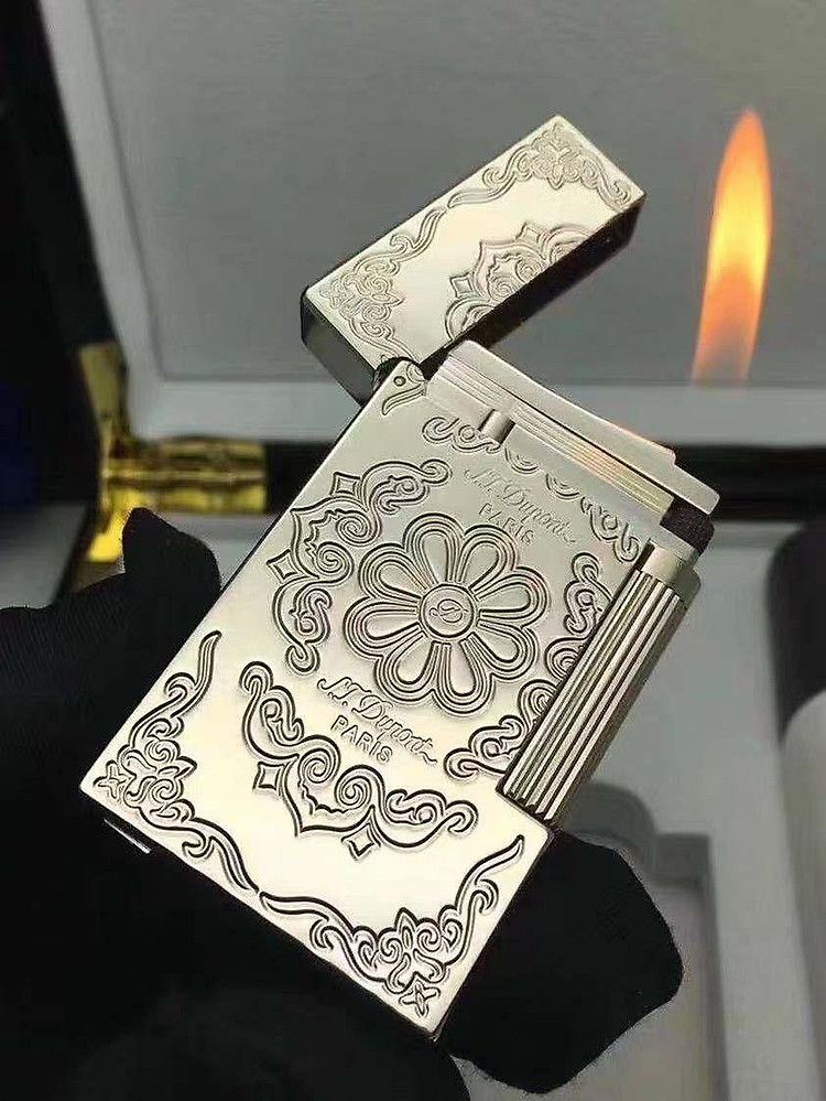 Vỏ Hột Quẹt Bật Lửa Gas Đá Upon D28B Họa Tiết Bông Hoa Đẹp, Độc Lạ In Logo - Dùng Gas Đá Cao Cấp