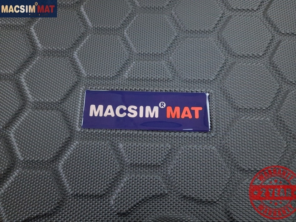 Thảm lót cốp xe ô tô Lincoln MKZ 2014-2016 nhãn hiệu Macsim chất liệu TPV cao cấp màu đen(D0153)