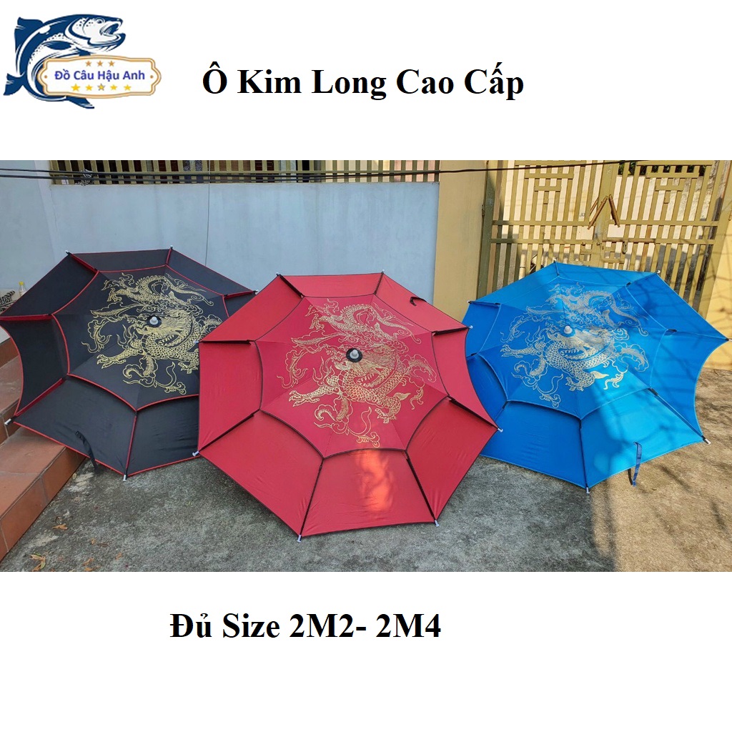 Ô Câu Cá Kim Long Che Nắng Che Mưa Dù Câu Cá 2 Tầng Cao Cấp KK31