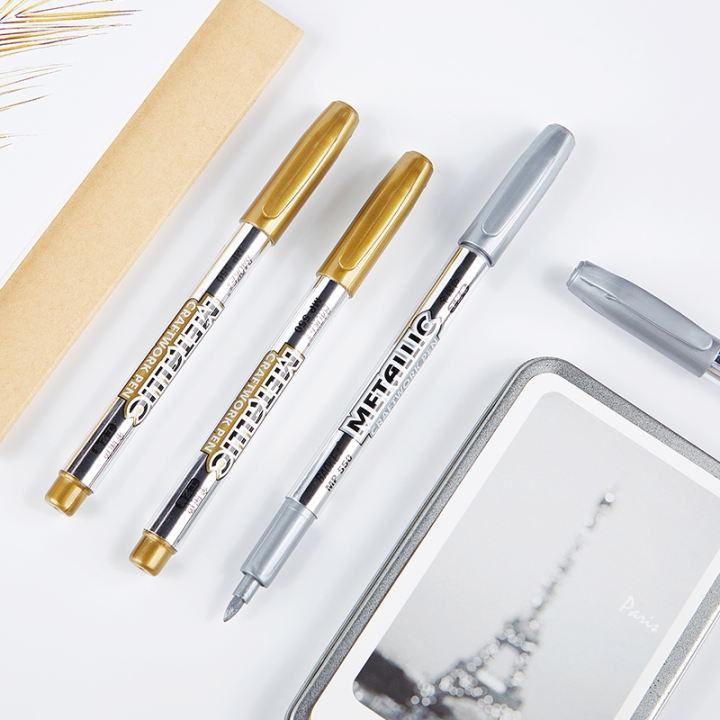 BÚT NHŨ METALLIC CRAFTWORK PEN 1.5MM BAOKE MP550 SLIVER / GOLD