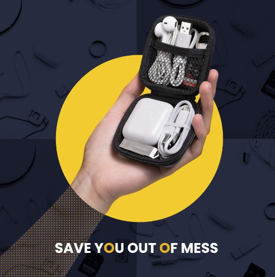 Hộp Đựng Phụ Kiện Tai Nghe Ugreen 70577(80x80x40 mm) - Hàng chính hãng